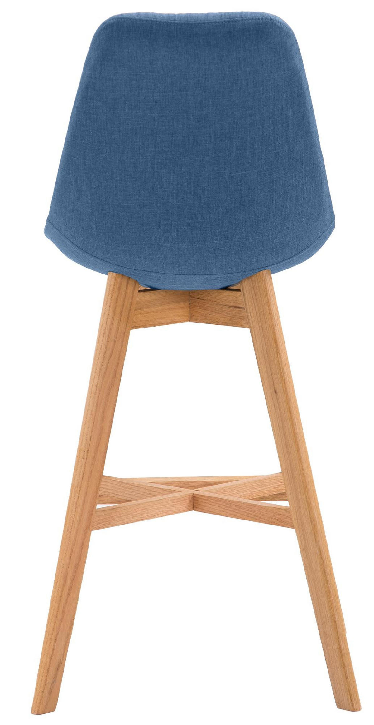 BARHOCKER 2er Set Dumir Stoff Blau - Blau, Textil (48/112/56cm) - DELUKE