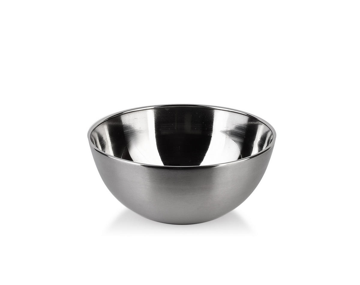 SCHÜSSEL Basic Kitchen Silber 13/13/6 cm Metall - Silberfarben, Metall (13cm) - Mondex