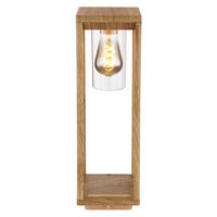 WEGELEUCHTE Candela Aluminium Braun - Braun, Metall (15/15/50cm) - Globo Lighting