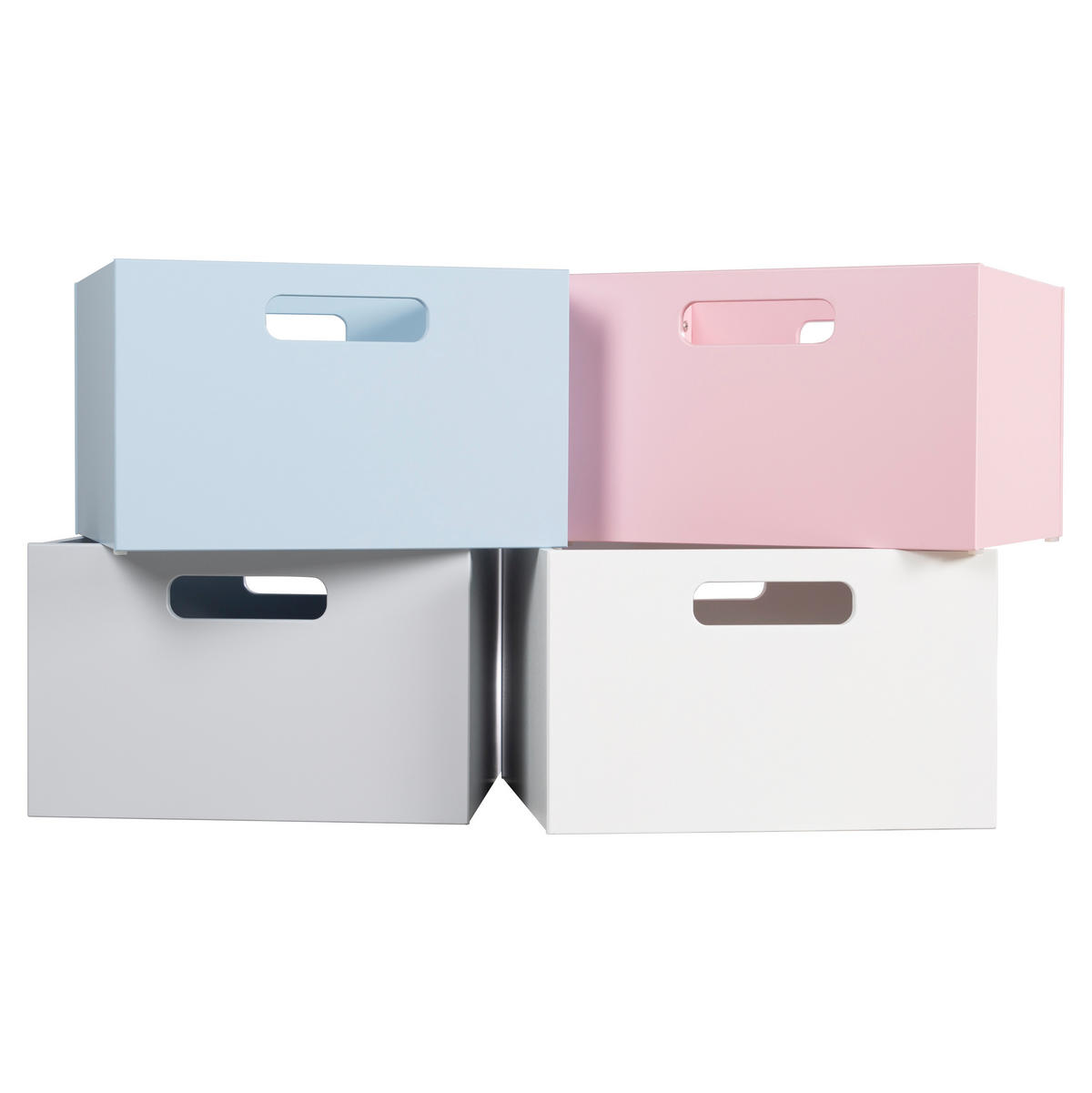 SPIEL-BOX Grau - Grau, Holzwerkstoff (42/38cm) - Roba