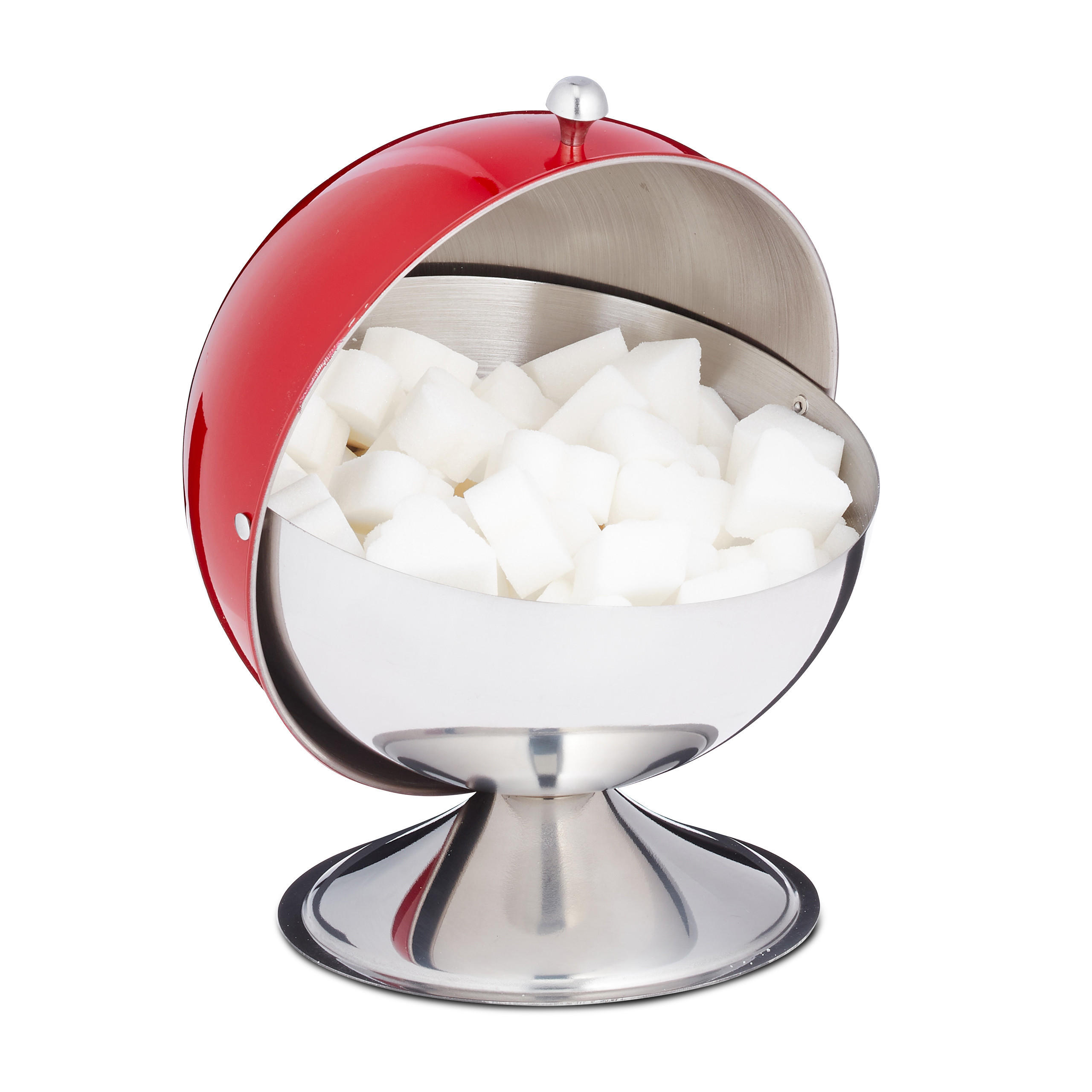 ZUCKERDOSE - Multicolor, Metall (13/16cm) - Relaxdays