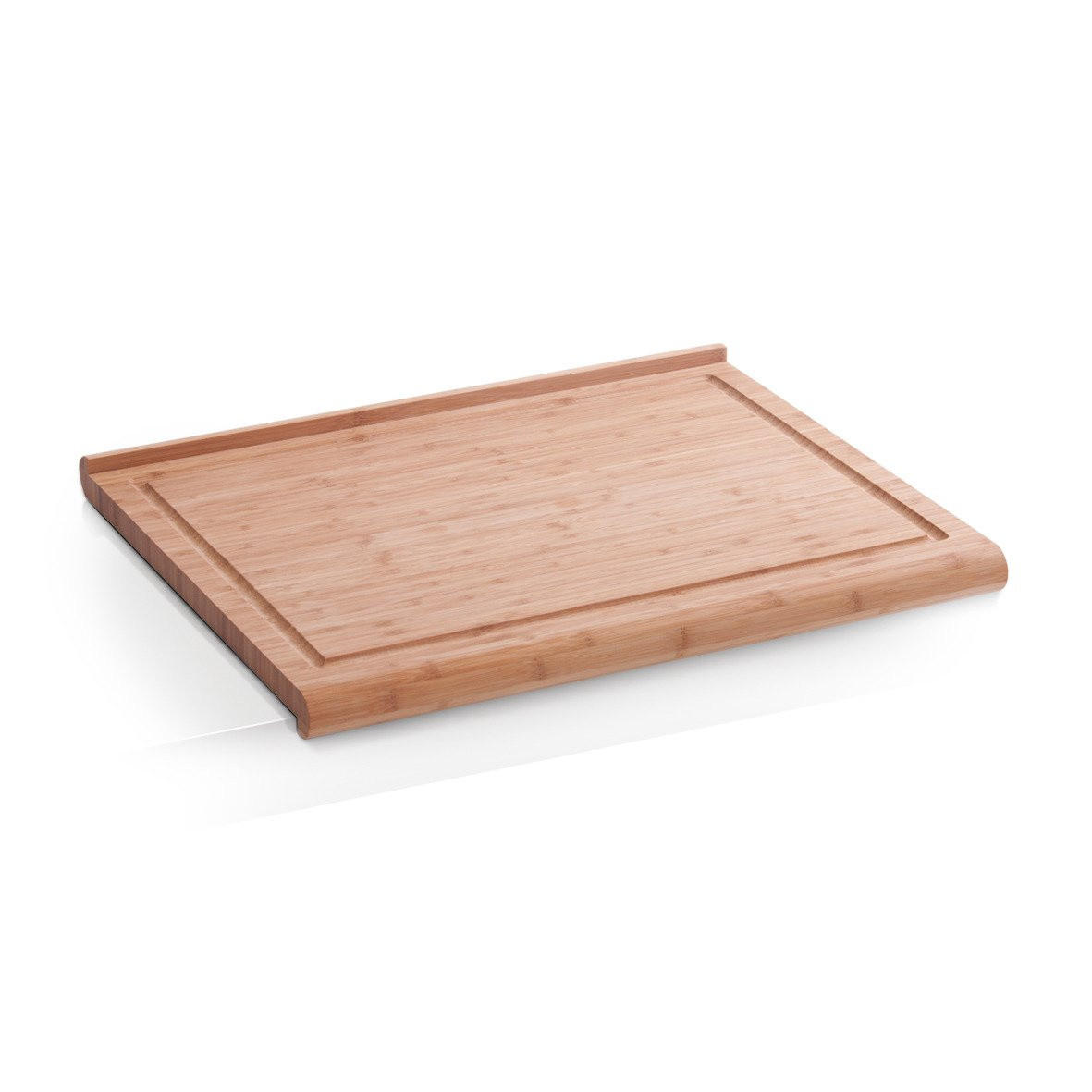 SCHNEIDEBRETT Hacken - Bambus Zimmerei 38/48/3 cm - Braun, Naturmaterialien (48/38cm) - ZELLER