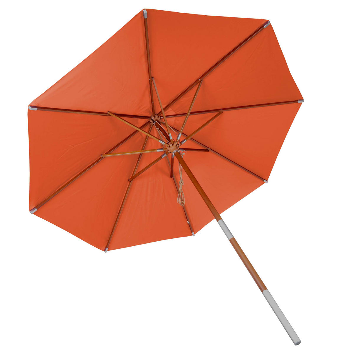 GASTRONOMIE SONNENSCHIRM I RUND Orange - Orange, Holz (300/300cm) - MCW