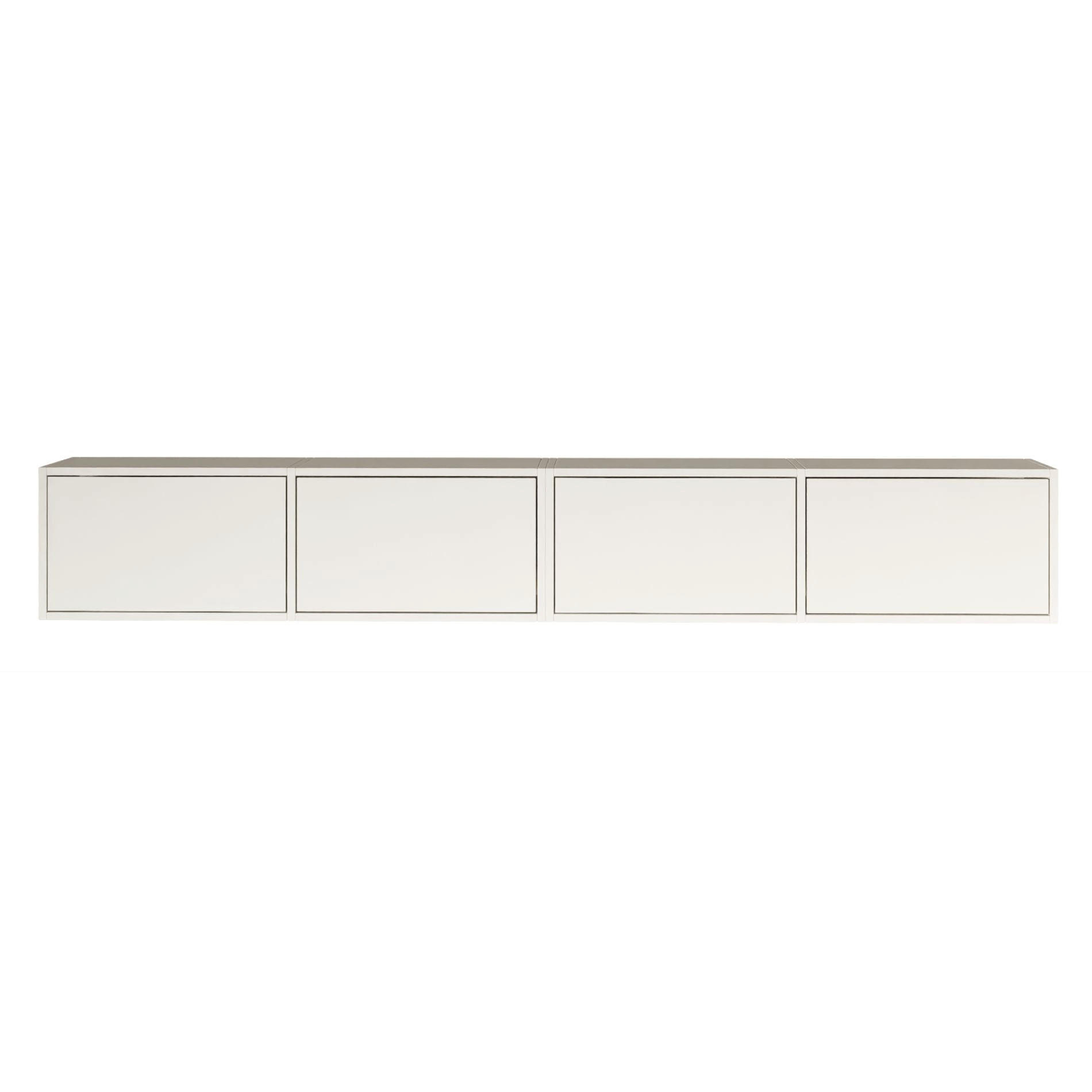 TV-LOWBOARD Framme hängend Weiß 200/30/30 cm - Weiß, Holzwerkstoff (201.2/30/30cm) - Selsey