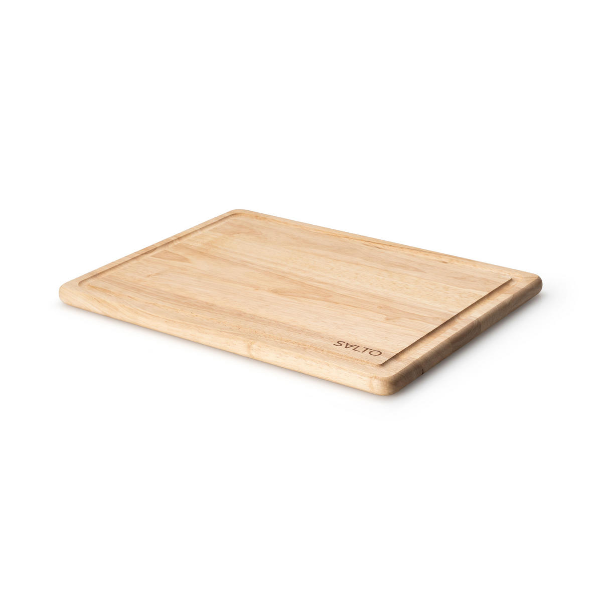 SCHNEIDEBRETT SALTO, Gummibaumholz, 36 x 28 cm - Braun, Holz (30/38cm) - Continenta