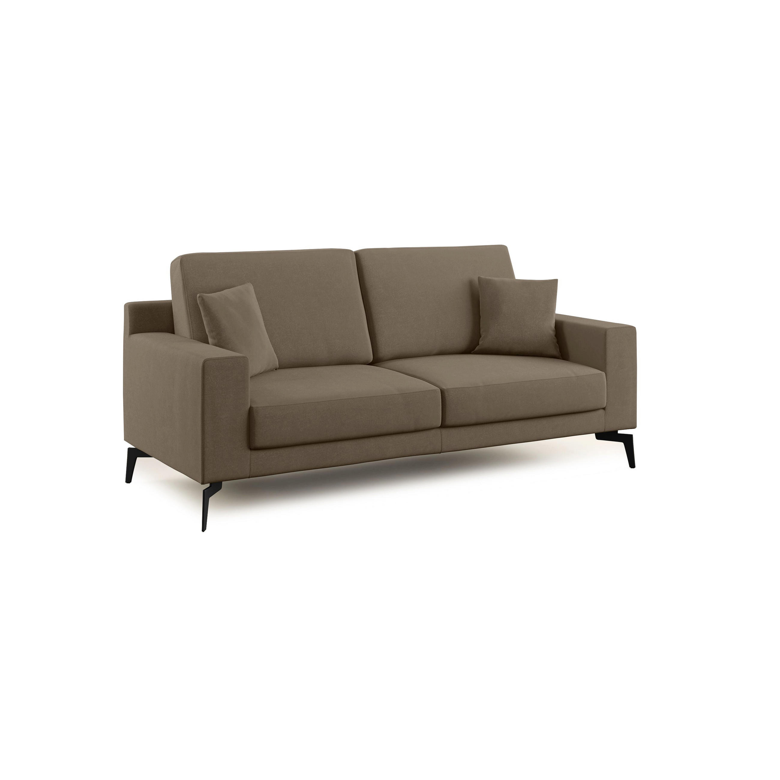LINEARSOFA Prestige - Braun, Textil (166/95/91cm) - Divani.store