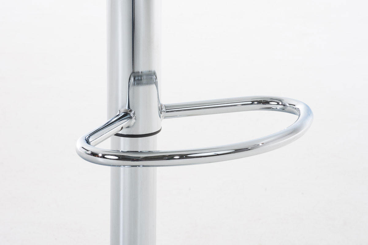 BARHOCKER BERLIN Weiß Kunststoff - Weiß, Kunststoff/Metall (39/84/36cm) - DELUKE