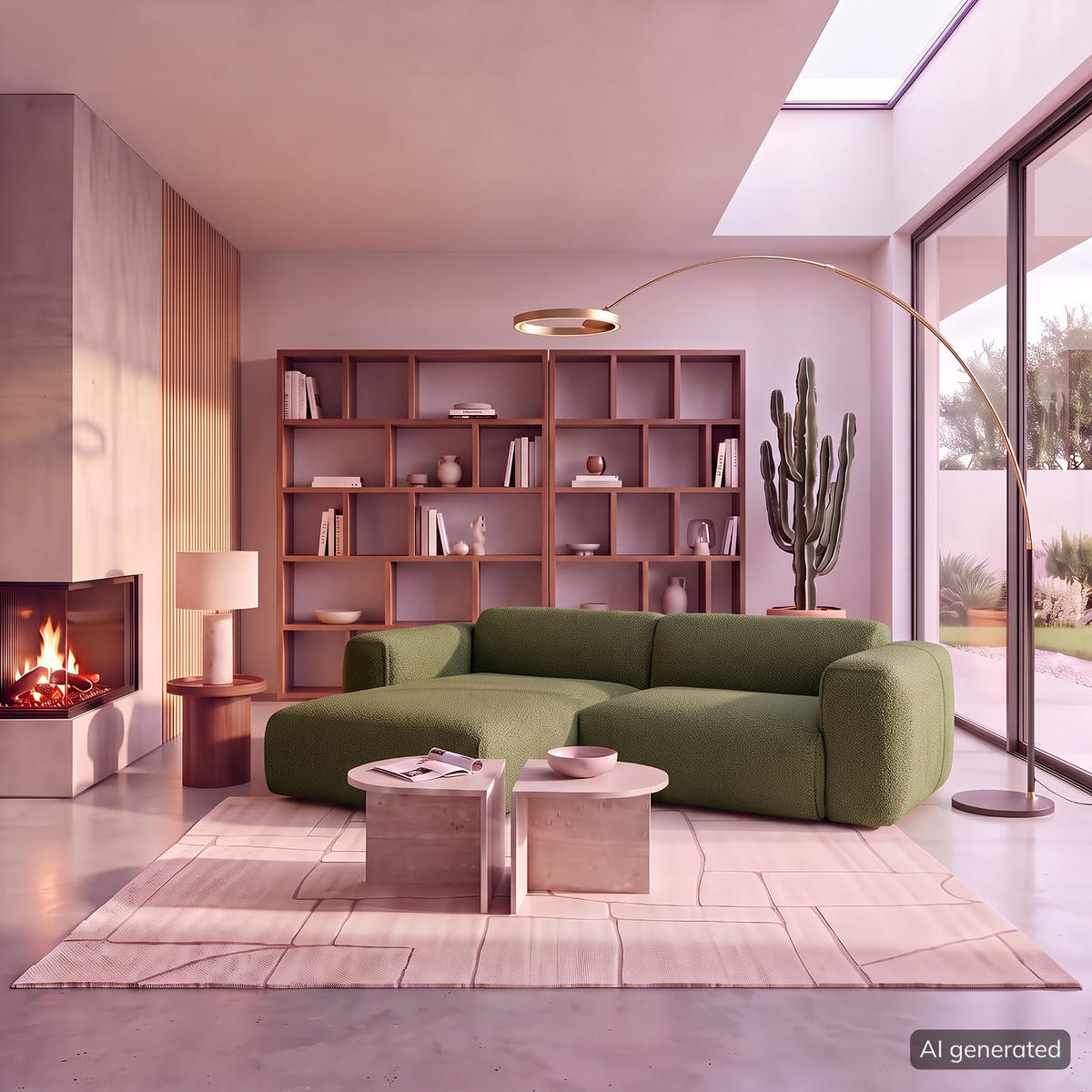 1,5-SITZER ECKSOFA mit Longchair - Schwarz/Grün, Kunststoff/Textil (260/173cm) - home24