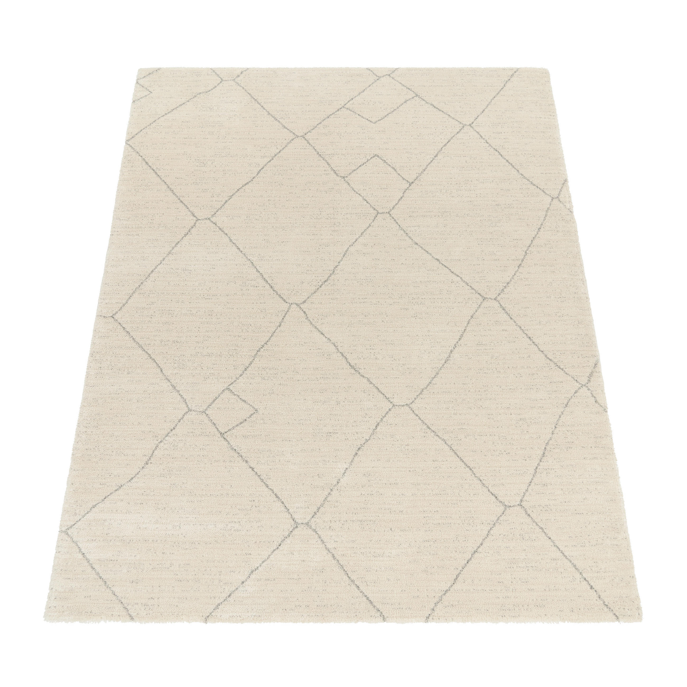 KURZFLORTEPPICH 160/230 cm Helios 722 - Creme, Textil (160/230cm) - Paco Home