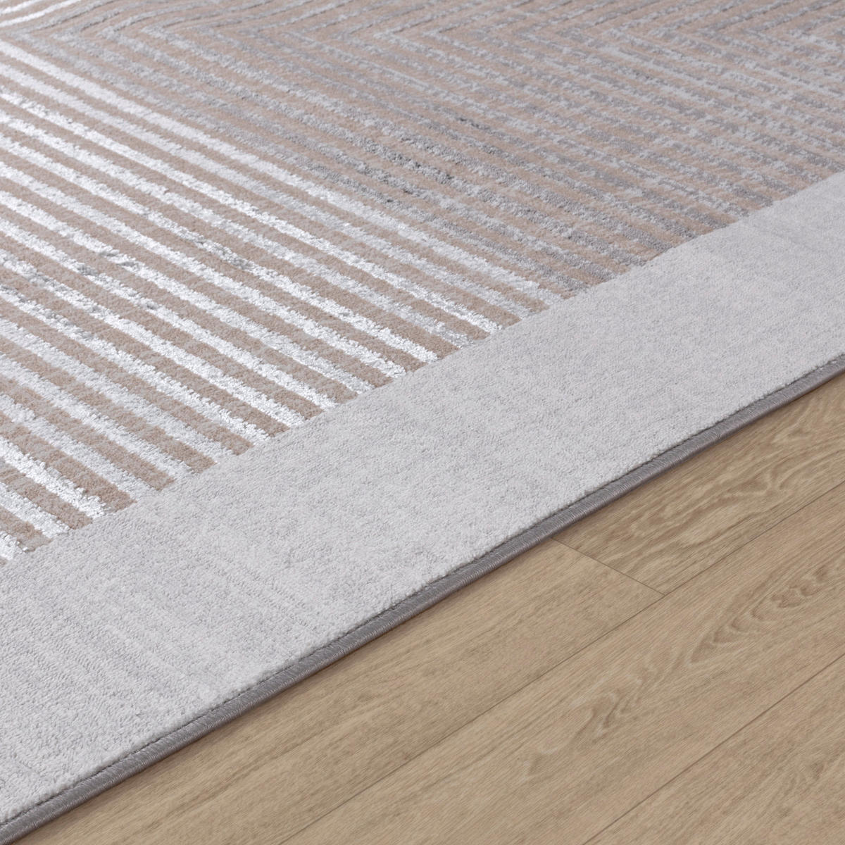 KURZFLORTEPPICH 80/150 cm Grau - Beige, Naturmaterialien/Textil (80/150cm) - LIVABLISS