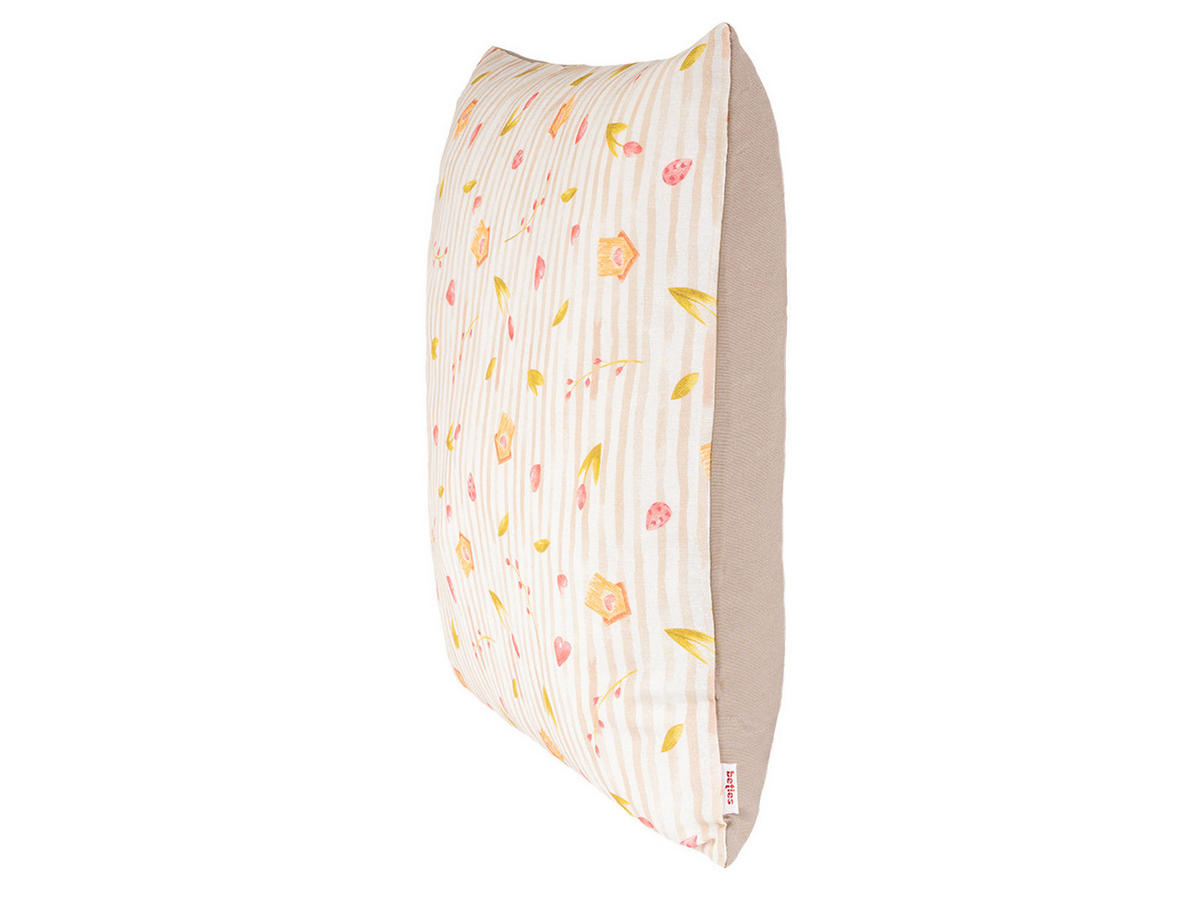KISSENHÜLLE Piep 50/50 cm - Taupe/Beige, Textil (50/50cm) - beties Heimtextil
