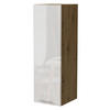 KÜCHENHÄNGESCHRANK W4/30 Essen Weiß Hochglanz / Eiche Artisan Matt 30 / 32,5 / 96cm - Weiß Hochglanz/Eiche Artisan, Holz/Holzwerkstoff (30/96/32.5cm) - Feldmann-Wohnen