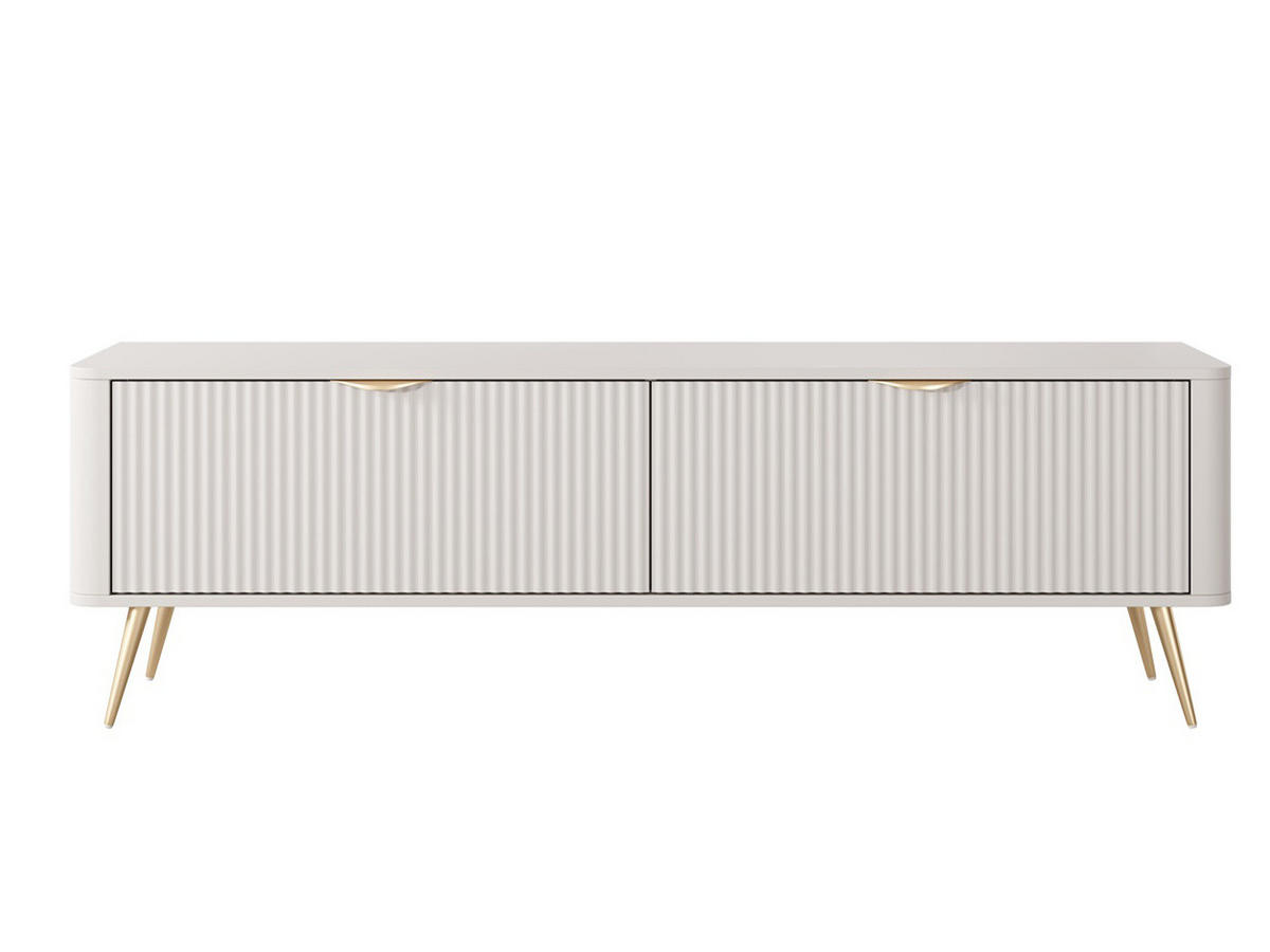 TV-SCHRANK zweitürig BELLO Beige - Beige, Holzwerkstoff (163/51/38cm) - Compleo24