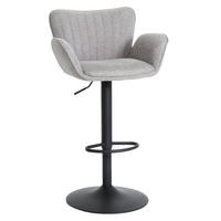 BARHOCKER Hellgrau - Hellgrau, Textil (50/110/45cm) - MCW