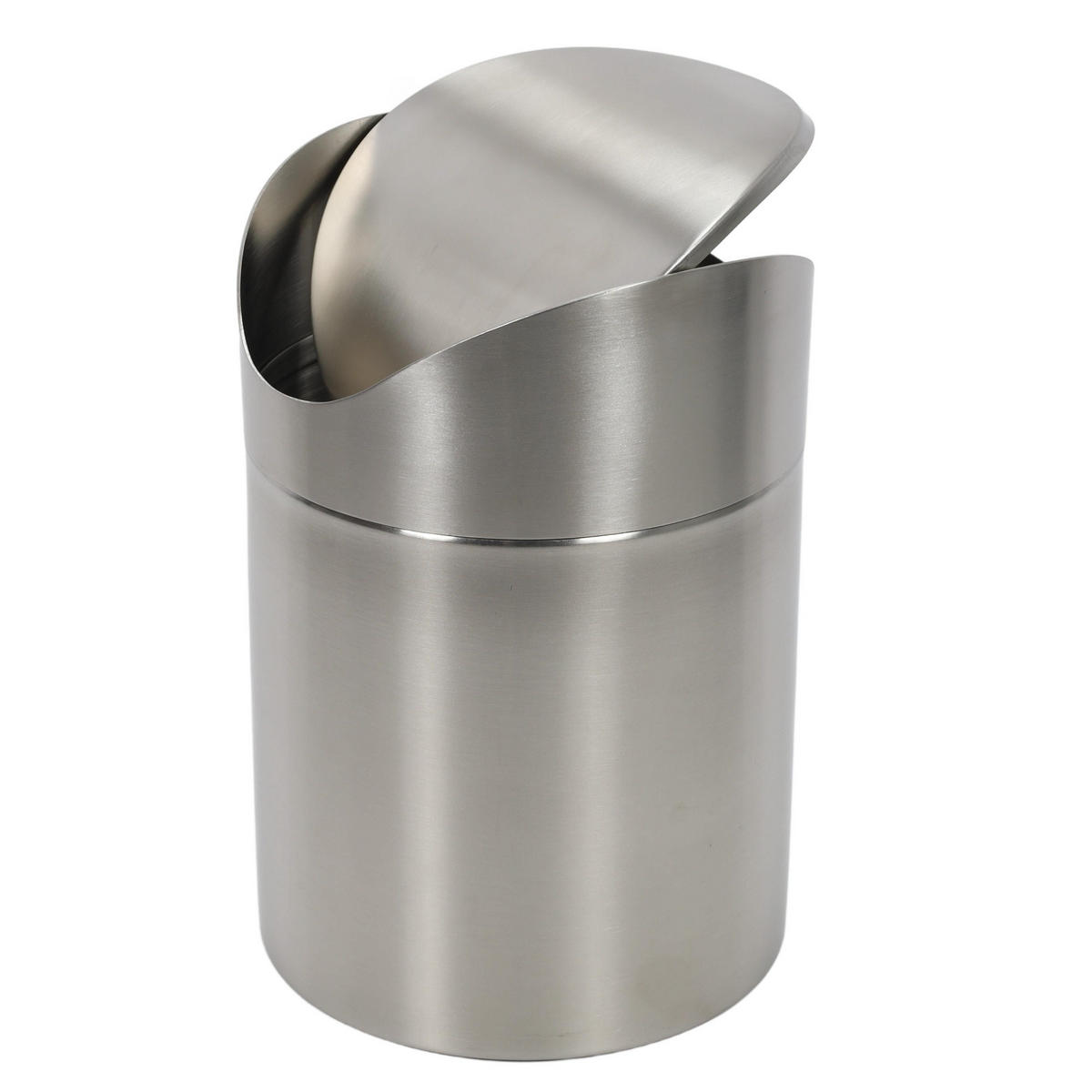 MÜLLKORB Edelstahl - Otranto 3 l 9/9/24 cm - Silberfarben, Metall (9/24/9cm) - Wenko