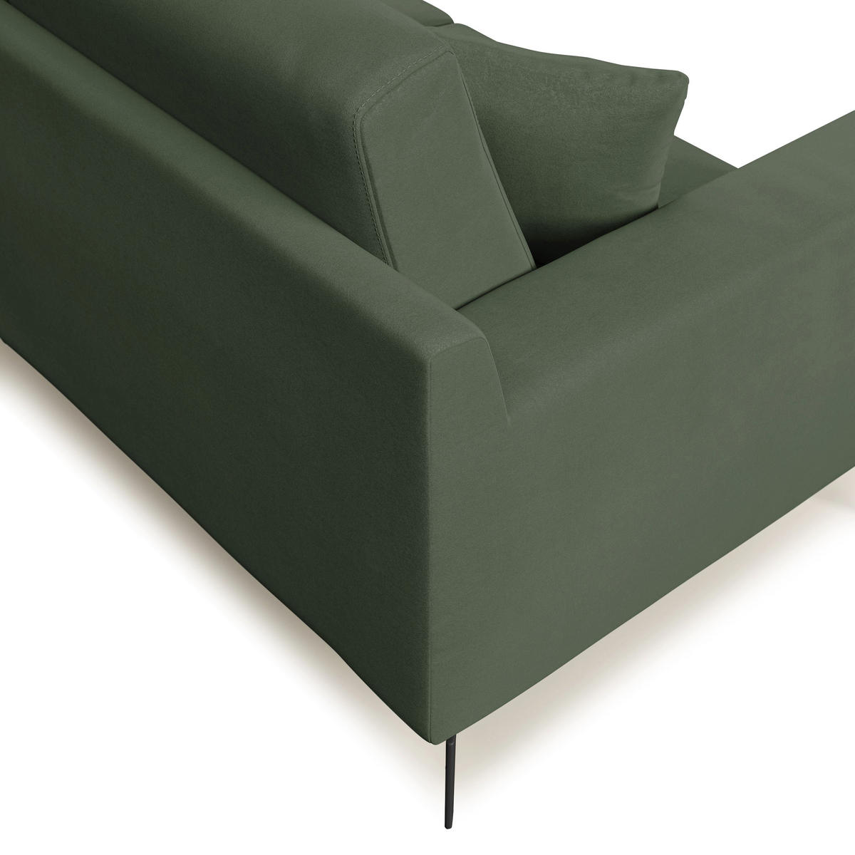 LINEARSOFA Prestige - Grün, Textil (146/95/91cm) - Divani.store
