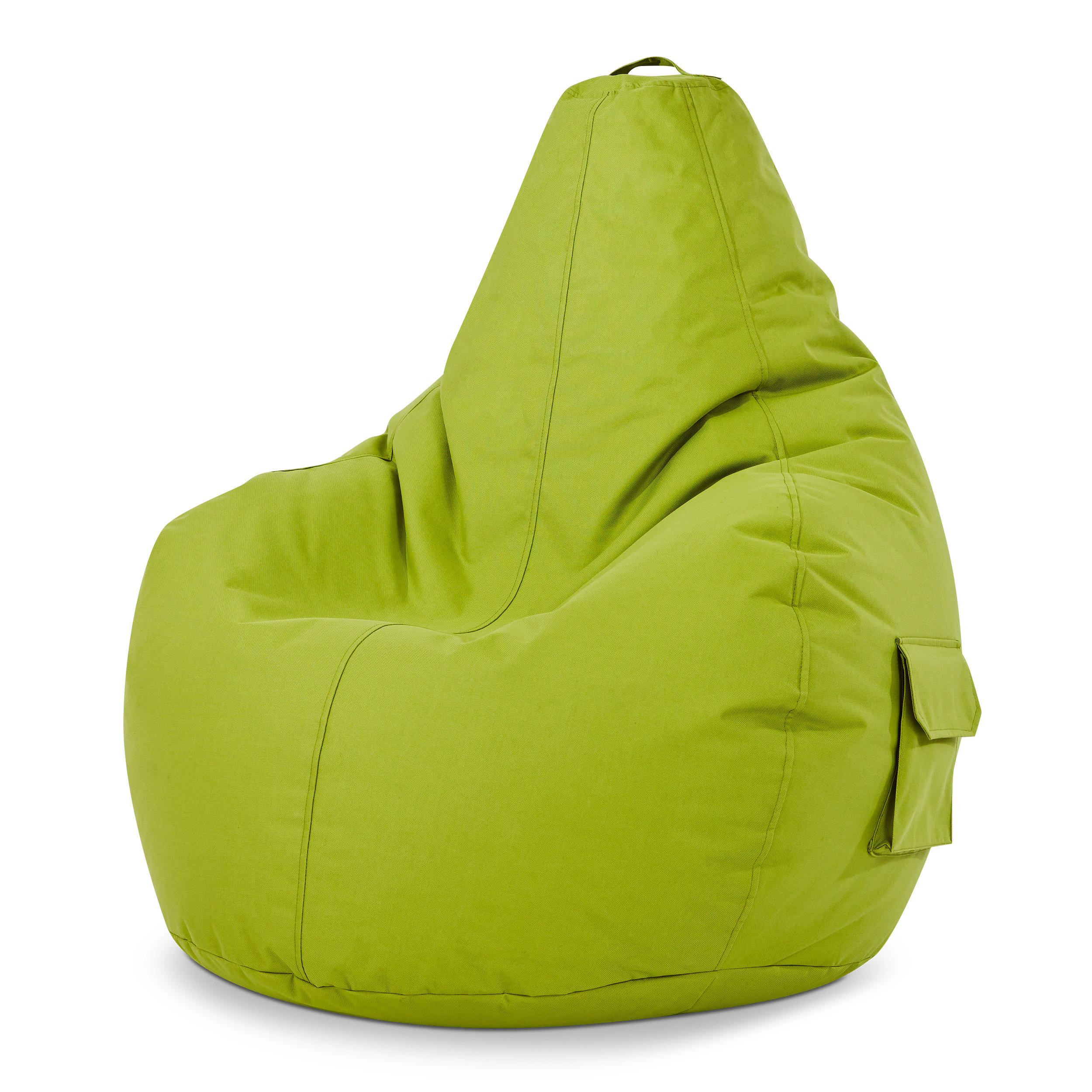 SITZSACK Lounge Chair "Cozy" 80x70x90cm - Grün, Textil (70/90/80cm) - Green Bean