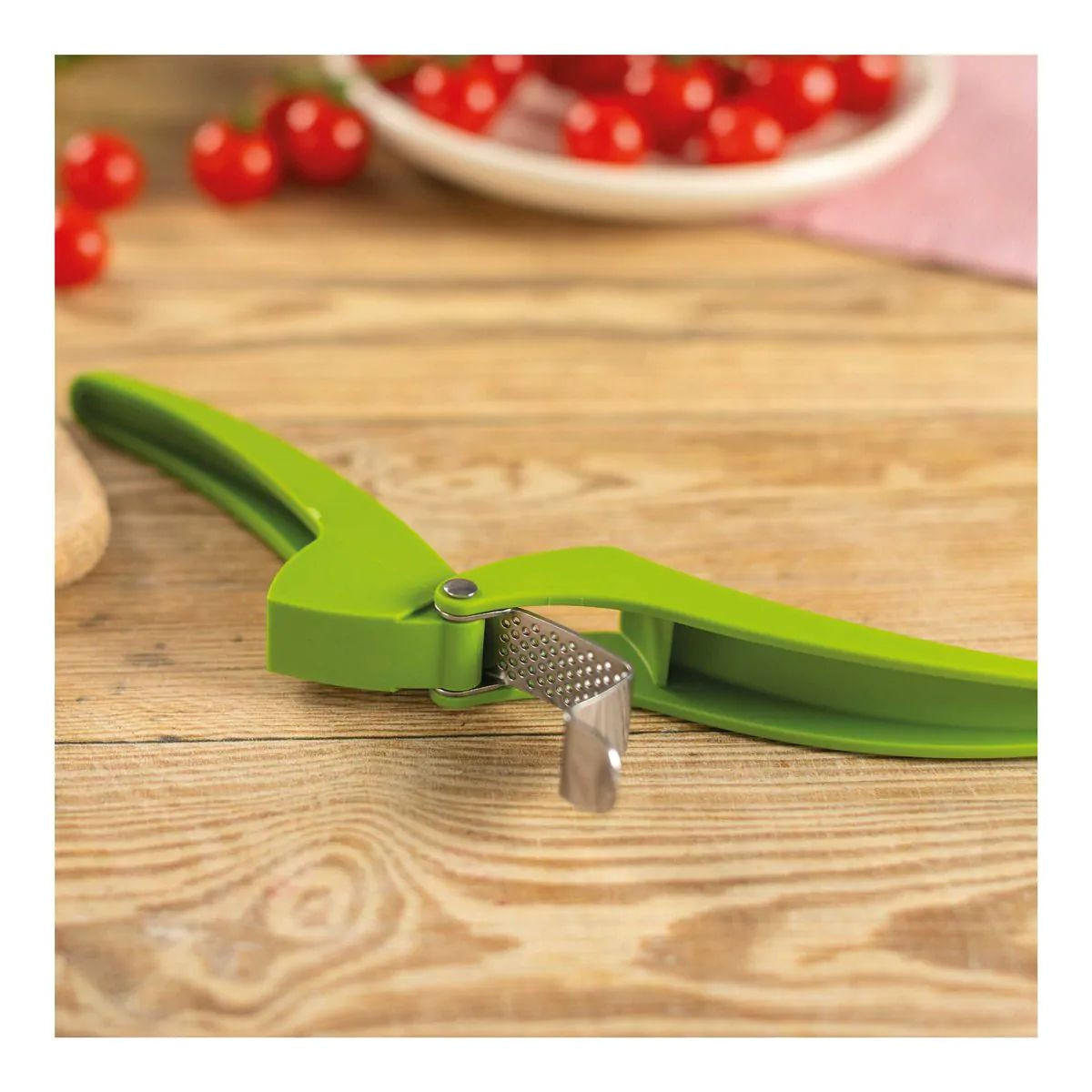 KNOBLAUCHPRESSE Easy Clean grün - Grün, Metall (16.8cm) - Kuhn Rikon