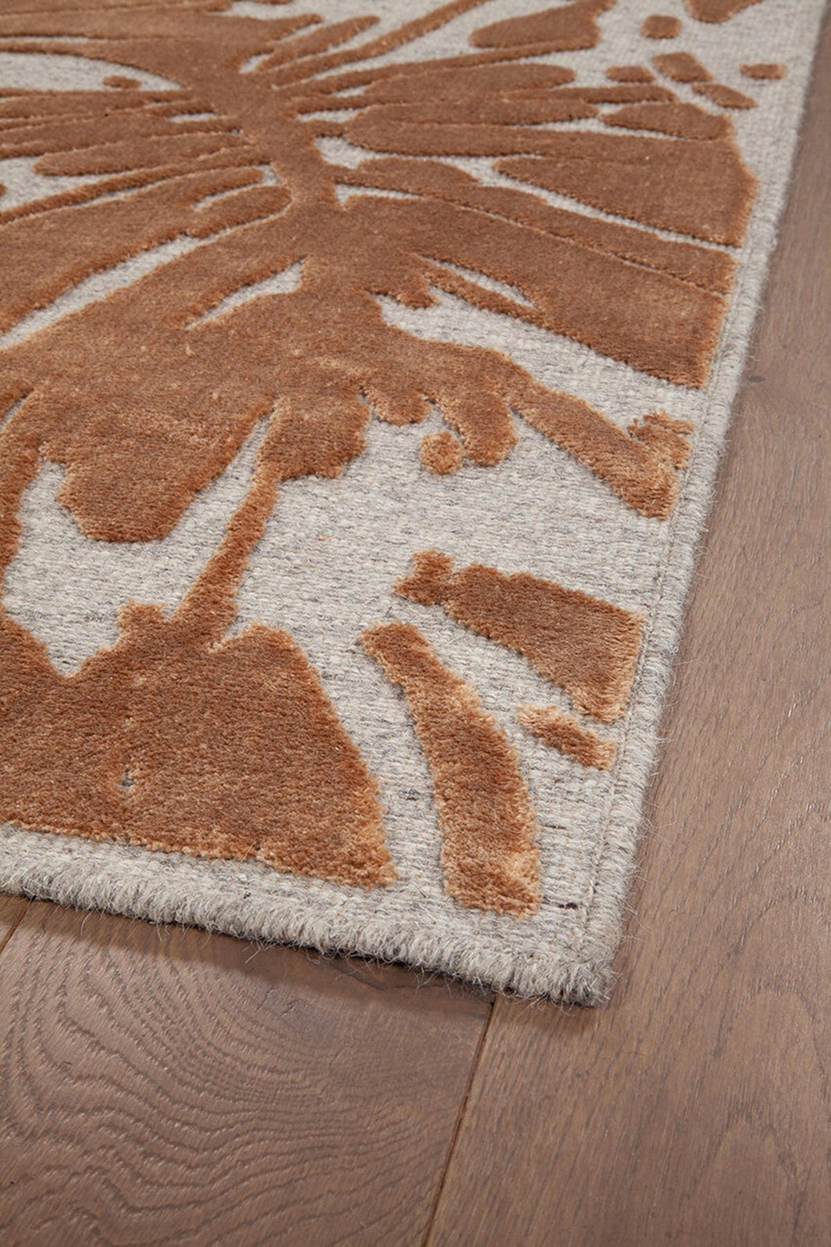 TEPPICH modern Wohn-/Schlafzimmer FOLIAGE Orange 160 x 230 cm - Orange, Textil (160/230cm) - Novatrend