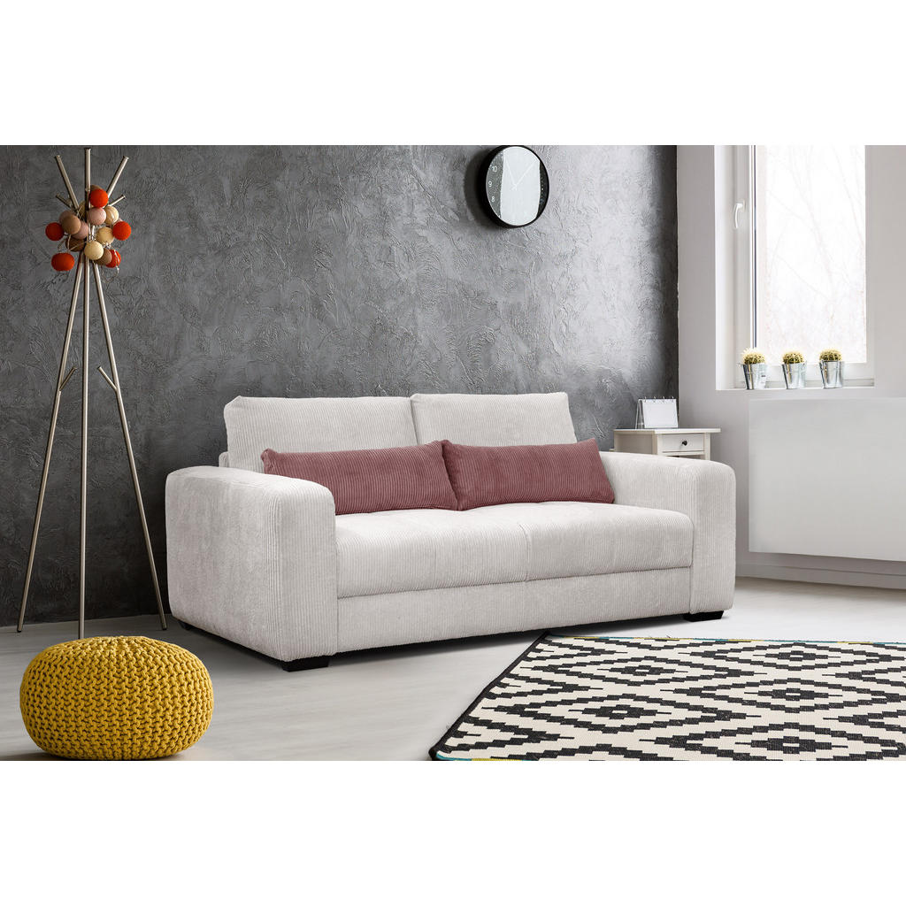 Thumbnail - Courtois Laville Sofa, Weiß, Textil, 3-Sitzer, 208x91x108 cm, Wohnzimmer, Sofas & Couches, Sofas