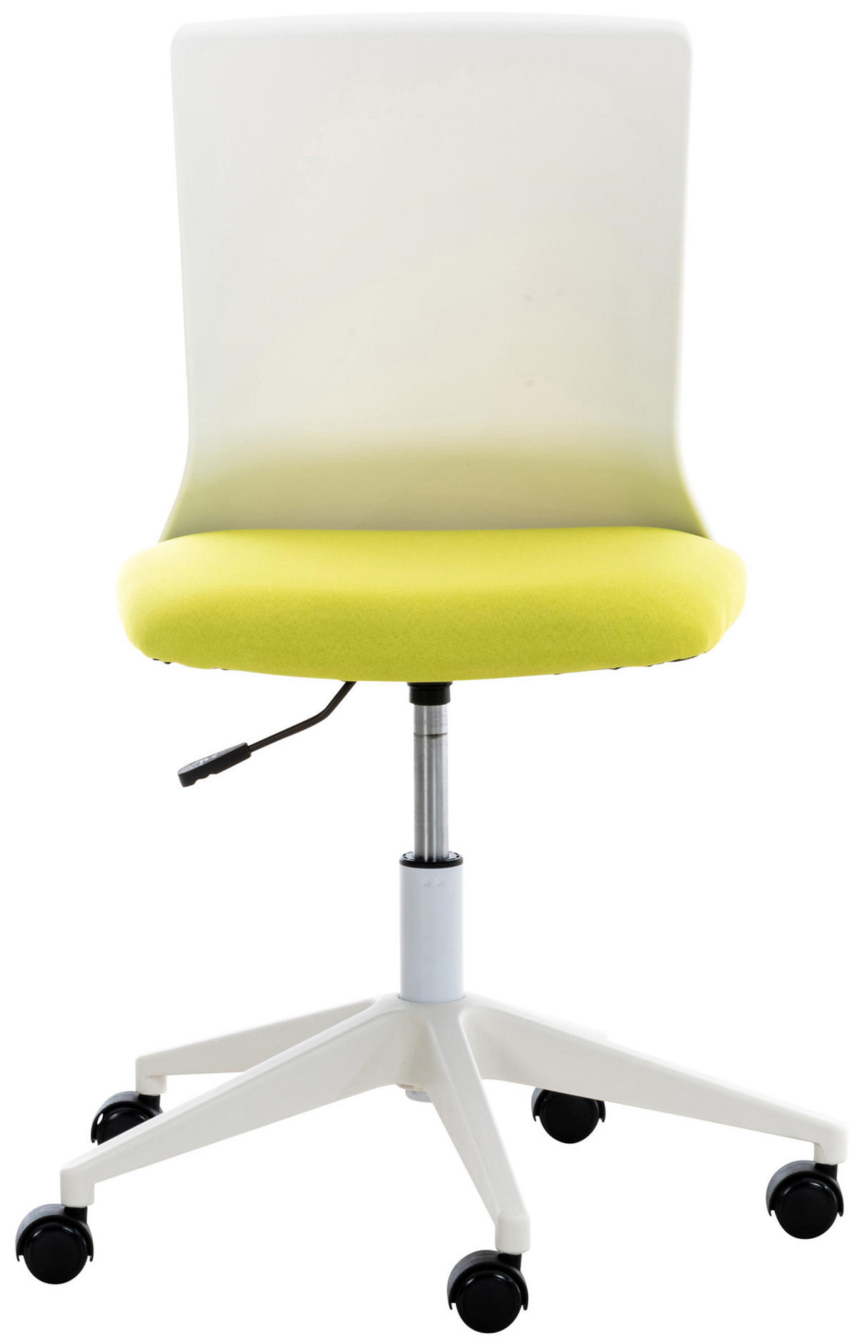 DREHSTUHL Stoff grün - Weiß/Grün, Kunststoff/Textil (61/92/61cm) - CLP