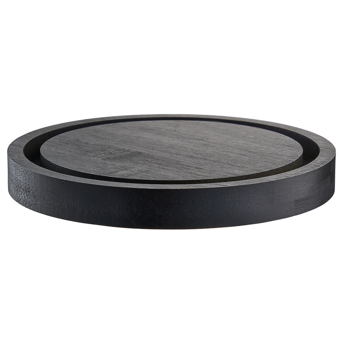 GLASGLOCKE FÜR DUFTKERZEN Dome - Schwarz, Glas/Holzwerkstoff (15/20/15cm) - Butlers