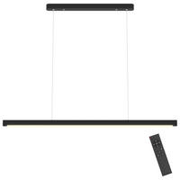 PENDELLEUCHTE Stahl PC Schwarz - Schwarz, Metall (114/3.8/150cm) - HOMCOM