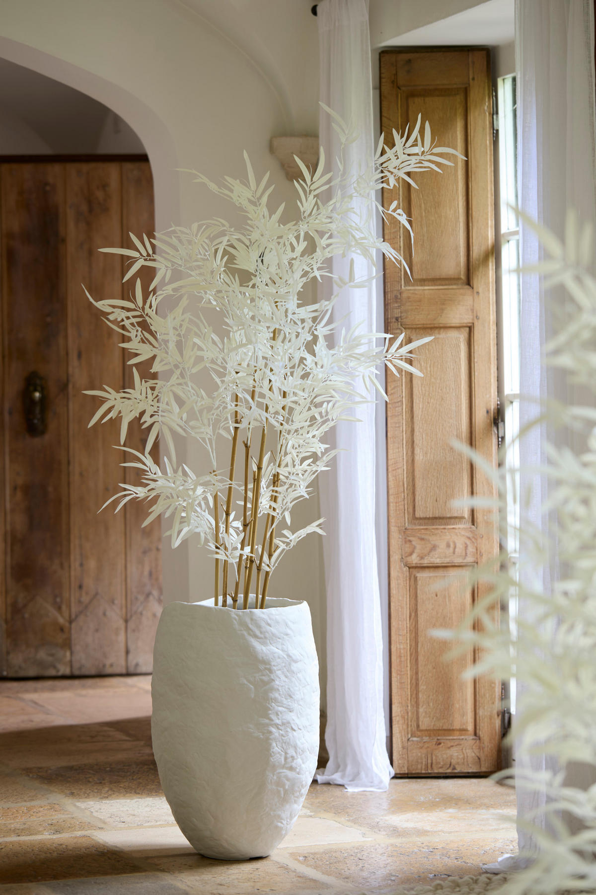 TOPF Bambus Braun 70/60/150 cm - Braun, Kunststoff (150cm) - Light & Living