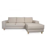 ECKSOFA hell beige - Beige, Textil (222/148cm) - ebuy24