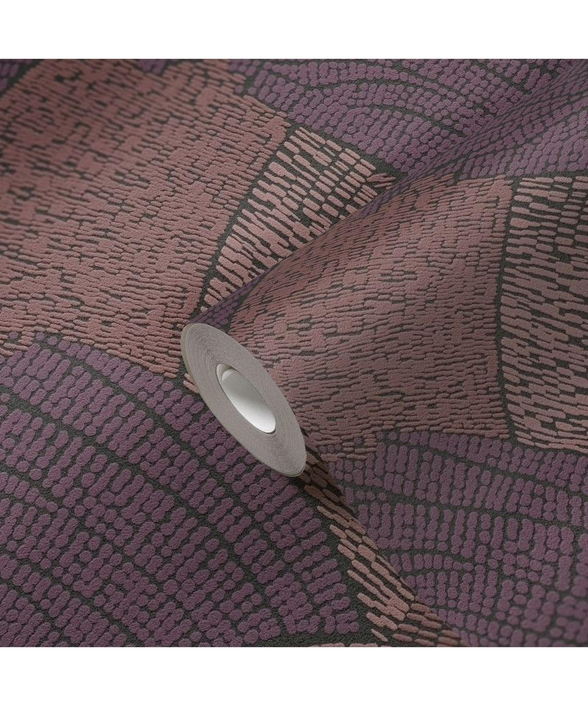 VLIESTAPETE Rot 53/1005 cm - Rot, Textil (53/1cm) - KUNSTLOFT