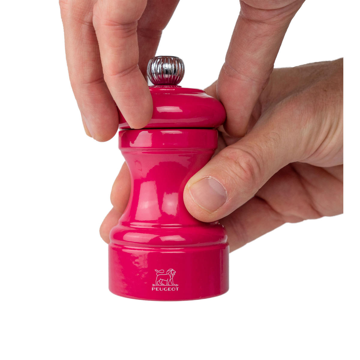 PFEFFERMÜHLE Bistro 10cm Buchenholz Bonbonrosa Stahlmahlwerk - Rosa, Holz (5.3/10/5.3cm) - PEUGEOT