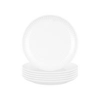 BROTTELLER Amina Weiß ø 16,3 cm 6er Set - Weiß, Keramik (16.3cm) - Seltmann Weiden