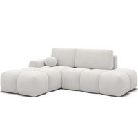 ECKSOFA VITTARIO mit Schlaffunktion & Bettkasten – Modernes L-Sofa 227 cm, inklusive Kissen - Weiß, Kunststoff (227/95cm) - Wohnideebilder