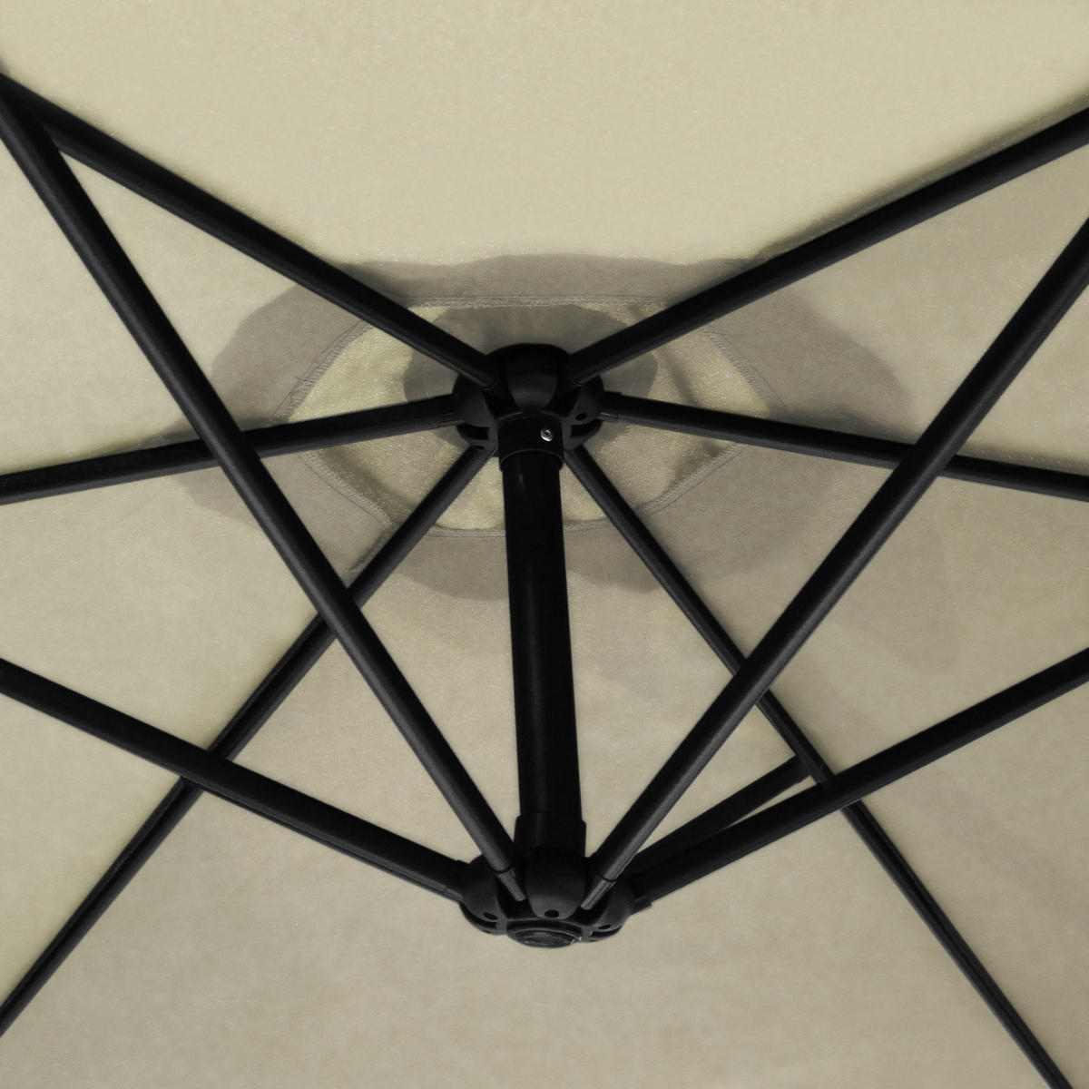 SONNENSCHIRM 3M - Creme - Creme, Textil/Metall (300/300cm) - Monstershop