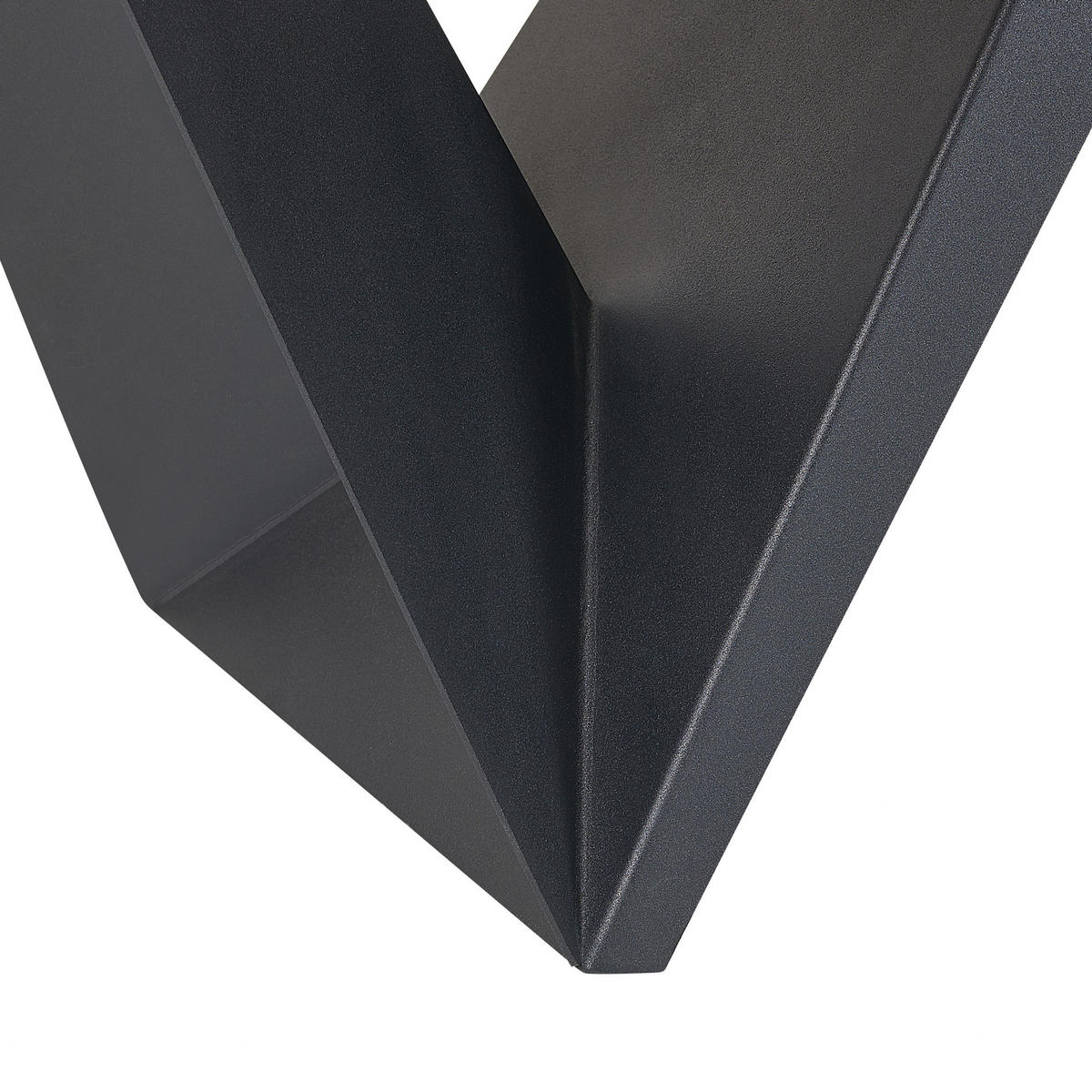 ESSTISCH 200/100/75 cm Dunkelbraun, Schwarz Rechteckig Sintra - Dunkelbraun, Holzwerkstoff (200/100/75cm) - Beliani