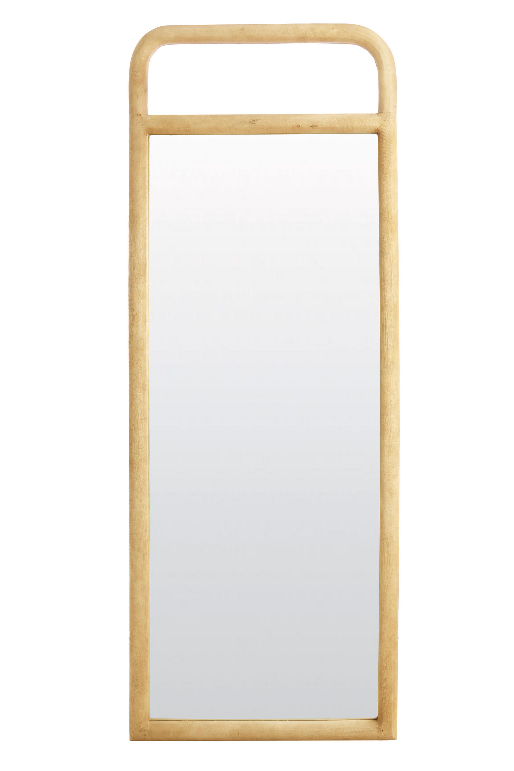 SPIEGEL Romeo Braun 70/4/180 cm - Braun, Holz (4/180/70cm) - Light & Living