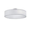 LED-DECKENLAMPE Ø50cm, Lampenschirm Stoff Weiß - Weiß, Textil (50/50/17cm) - meineWunschleuchte