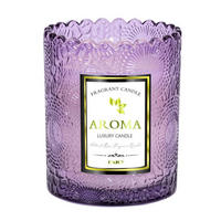 DUFTKERZE im Glas Lavendel 150g - Lila, Paraffin (9cm)