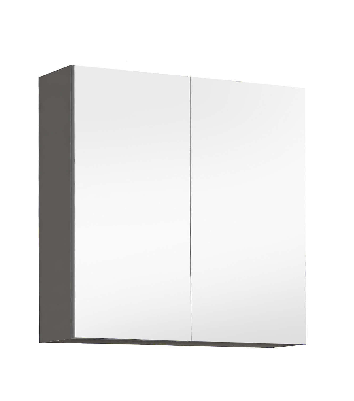 BAD-SPIEGELSCHRANK Die Badenixe - Schwarz, Holzwerkstoff (70/71/23cm) - Mokebo