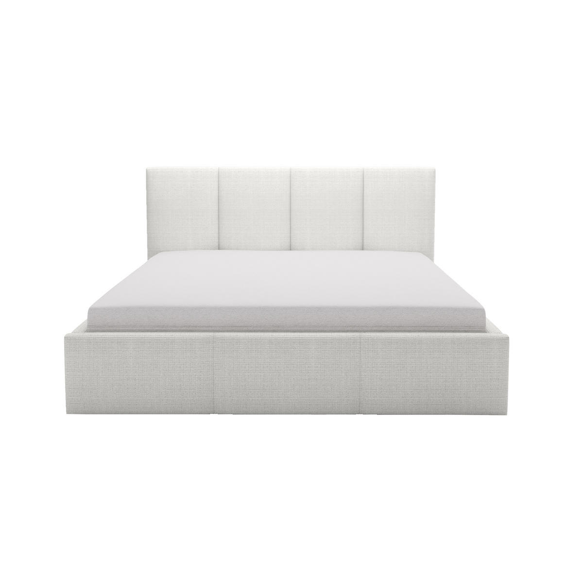 POLSTERBETT Celano Slim 120x200 cm, Weiß - Weiß, Textil (120/200cm) - Fedve