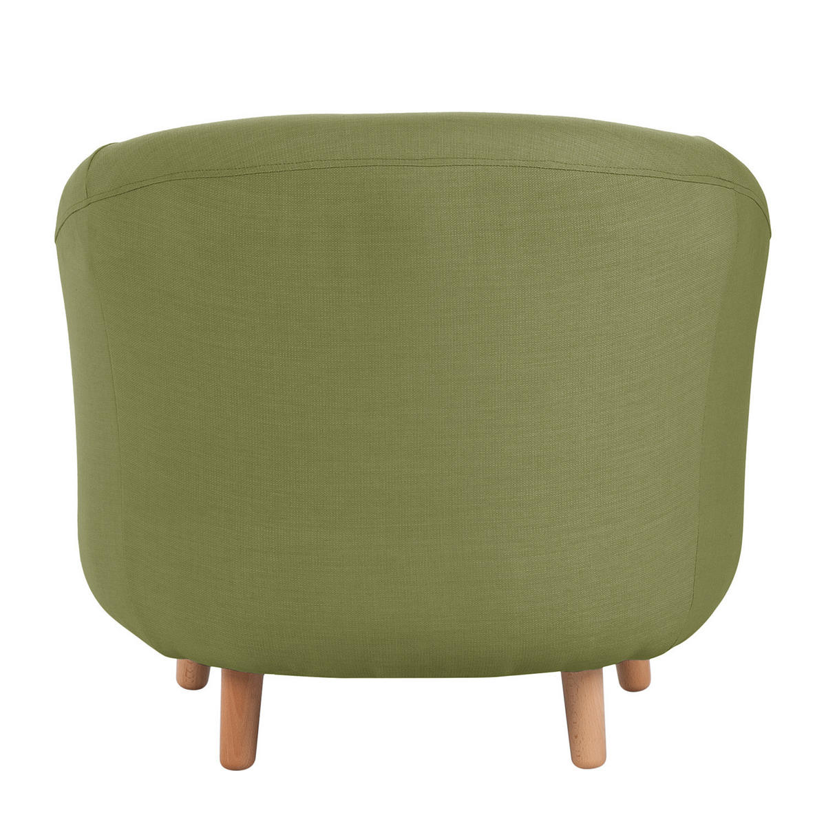 SESSEL - Webstoff, Olivgrün - Olivgrün, Textil (79/74/74cm) - home24