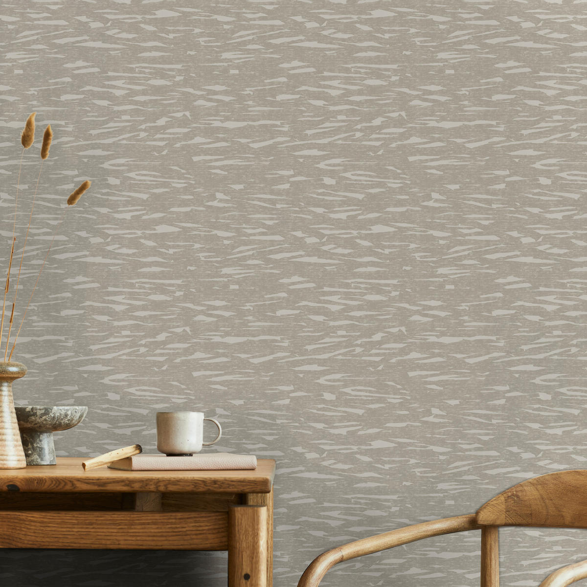 VLIESTAPETE - Stoff Millie 1000x52cm - Creme/Weiß, Papier/Kunststoff (52/1000cm) - Superfresco Easy