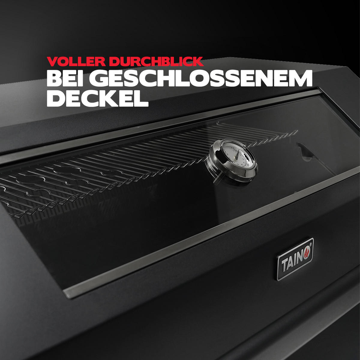 GASGRILL Platinum Yamara Dark 6+2 - Schwarz, Metall (159/117/55cm) - TAINO
