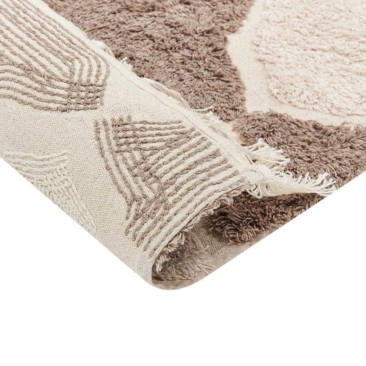 KURZFLOR-TEPPICH Sinop 150/80 cm - Braun, Textil (80/150cm) - Beliani