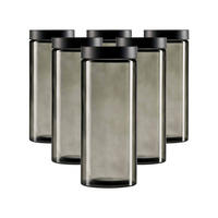 VORRATSGLÄSER Lumos grau 1,7 l 6er Set - Grau, Glas (11/22/11cm) - Ritzenhoff Breker