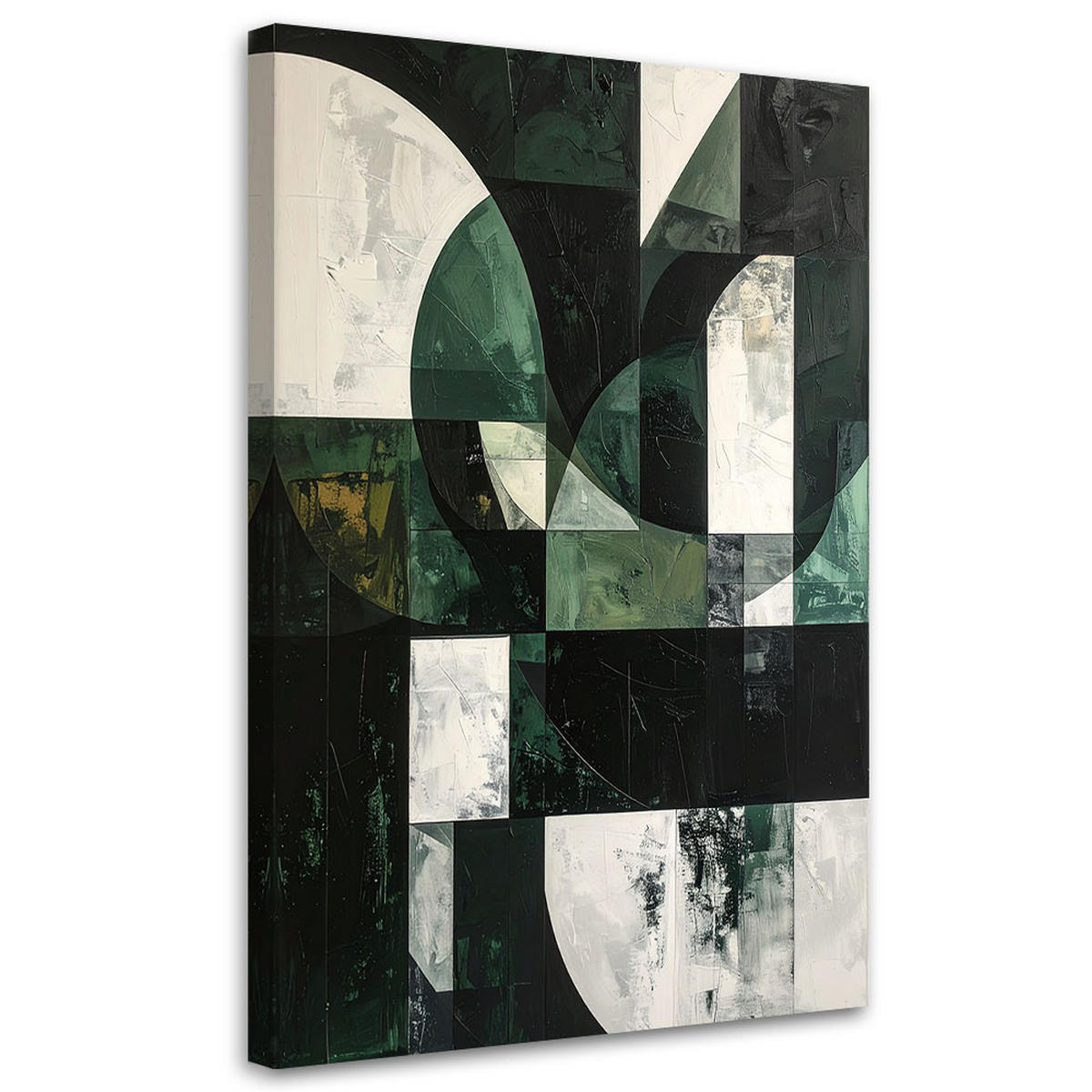 LEINWANDBILD 3D und geometrisch 20x30cm - Grün, Textil (20/30cm) - Feeby