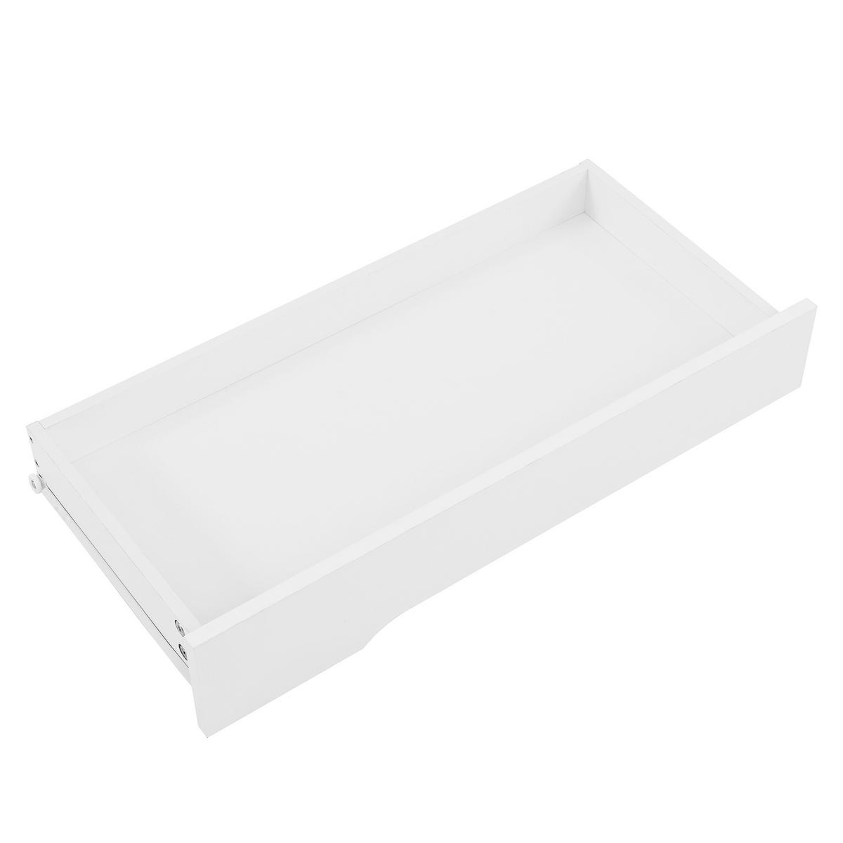 SCHUHSCHRANK aus Spanplatte 140x39x84cm in Weiß mit Soft-Close - Weiß, Holzwerkstoff (140/84/39cm) - Modfu