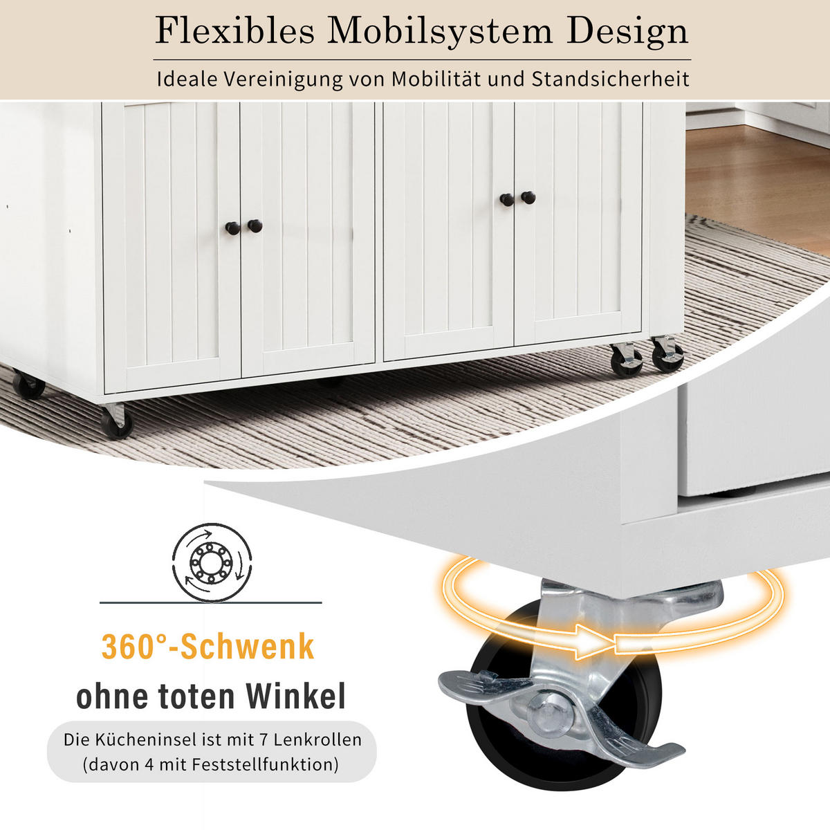 BARTISCH Weiß mit Stauraum und Ausziehfunktion - Weiß, Holzwerkstoff (180.5/92.2/45cm) - Urban Meuble