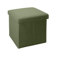 SITZBOX Faltbar 30/30/30 cm (Grün) - Grün, Textil (30/30/30cm) - Intirilife