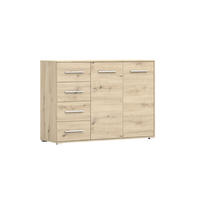 KOMMODE - Highboard IRYS 01 2D4S Artisan - Eiche Artisan, Holzwerkstoff (135/95/45cm) - Möblo